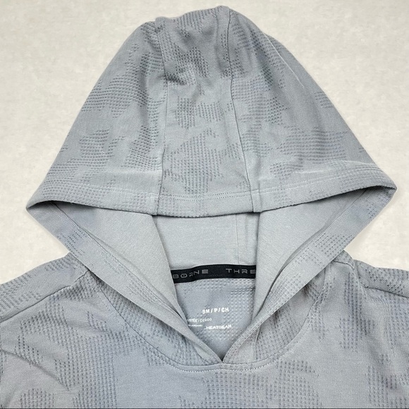 Under Armour UA Pullover Hoodie Sweatshirt Women's Size Small Threadborne Fitted - Picture 4 of 5